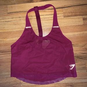 Gym shark workout top